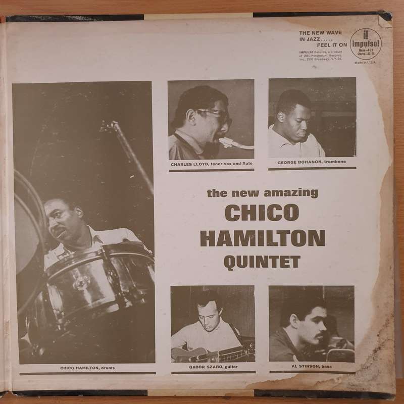 The Chico Hamilton Quintet  Passin' Thru   Vinyl LP Record - Very-Good+ Quality (VG+) (very...