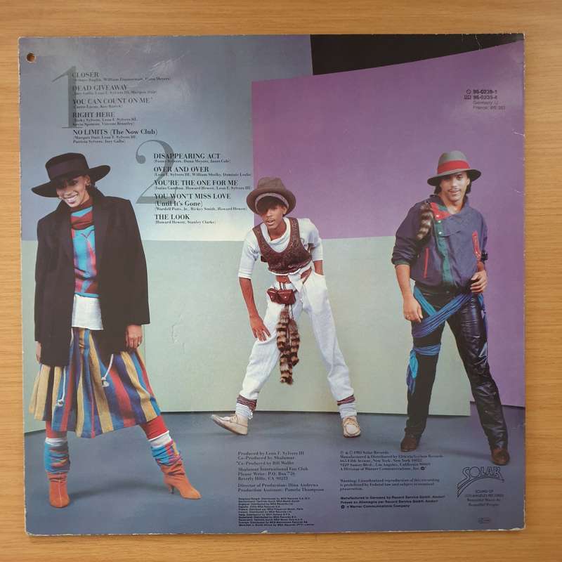 Shalamar  The Look   Vinyl LP Record - Very-Good+ Quality (VG+) (verygoodplus)