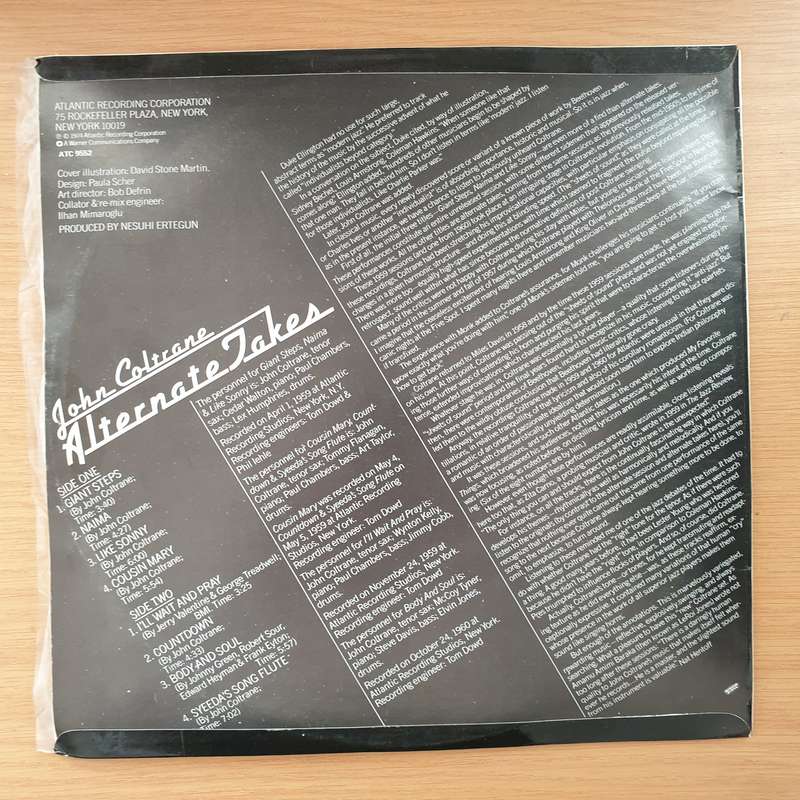 John Coltrane  Alternate Takes  Vinyl LP Record - Very-Good+ Quality (VG+) (verygoodplus) (D)