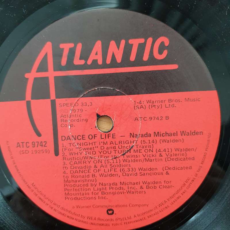 Narada Michael Walden  The Dance Of Life - Vinyl LP Record - Very-Good Quality (VG)  (verry)
