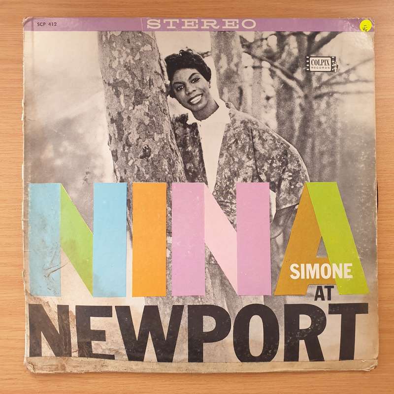 Nina Simone  Nina At Newport - Vinyl LP Record - Very-Good- Quality (VG-) (minus)