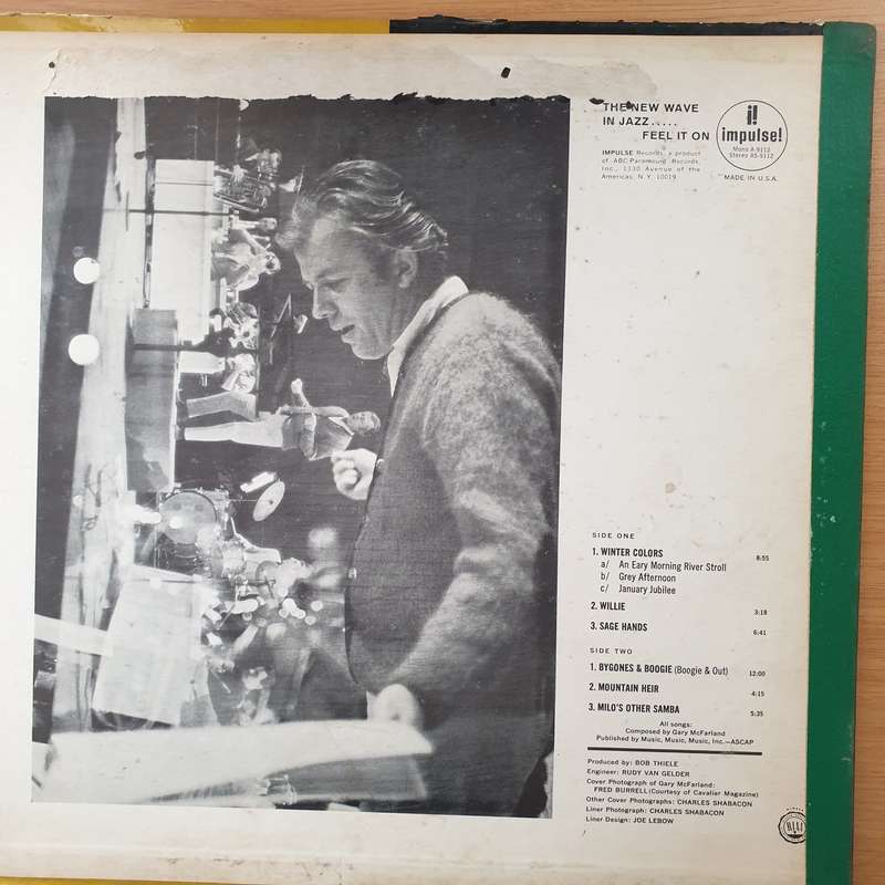 Gary McFarland  Profiles - Recorded Live - Vinyl LP Record - Good+ Quality (G+) (gplus)