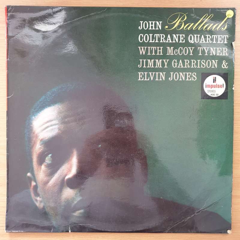 John Coltrane Quartet  Ballads  Vinyl LP Record - Very-Good+ Quality (VG+) (verygoodplus)