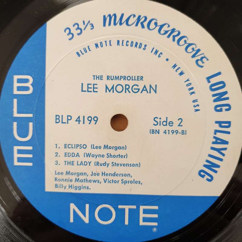Lee Morgan  The Rumproller  Vinyl LP Record - Very-Good+ Quality (VG+) (verygoodplus) (D)
