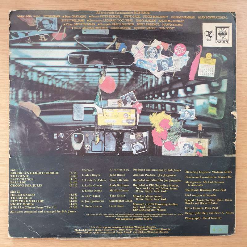Bob James  The Genie: Themes & Variations From The TV Series "Taxi"  Vinyl LP Record - Very...