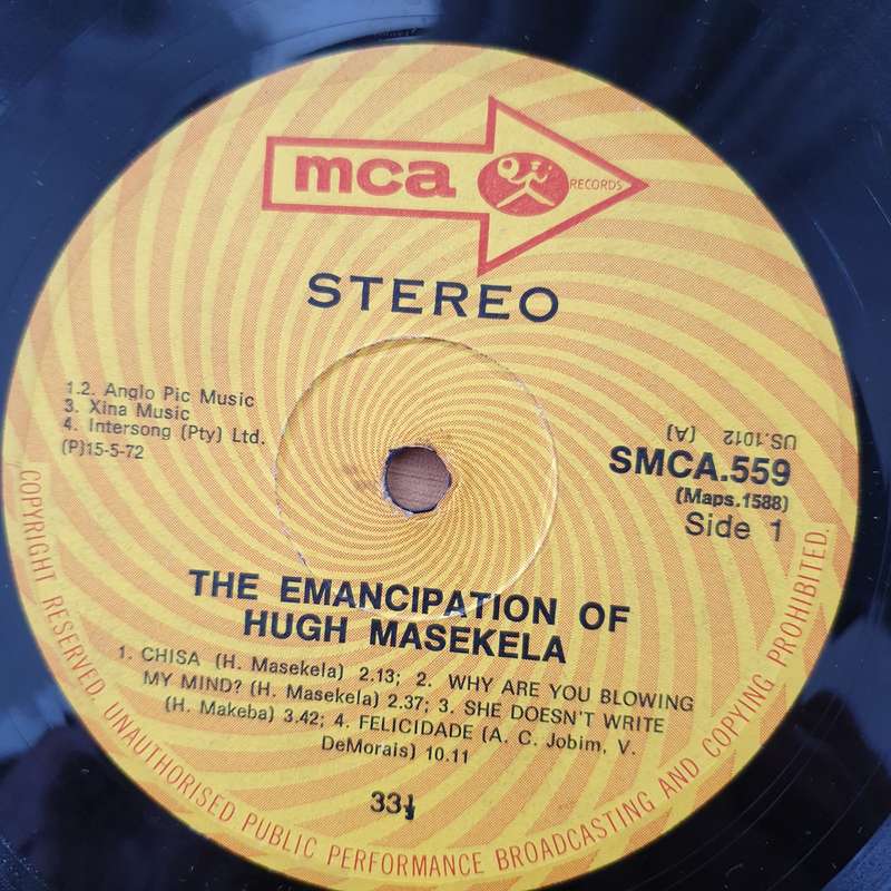 Hugh Masekela  The Emancipation Of Hugh Masekela - Vinyl LP Record - Very-Good- Quality (VG-) ...