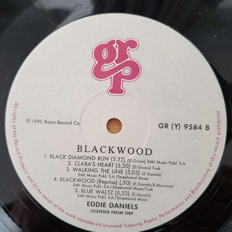 Eddie Daniels  Blackwood  GRP Digital Master Series - Vinyl LP Record - Very-Good+ Quality ...