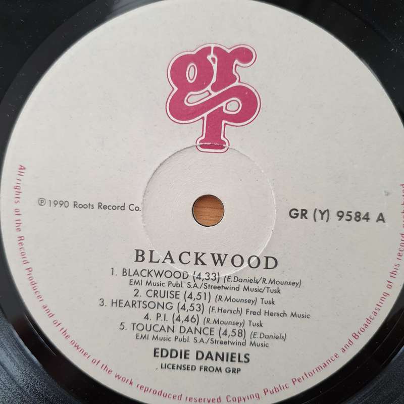 Eddie Daniels  Blackwood  GRP Digital Master Series - Vinyl LP Record - Very-Good+ Quality ...