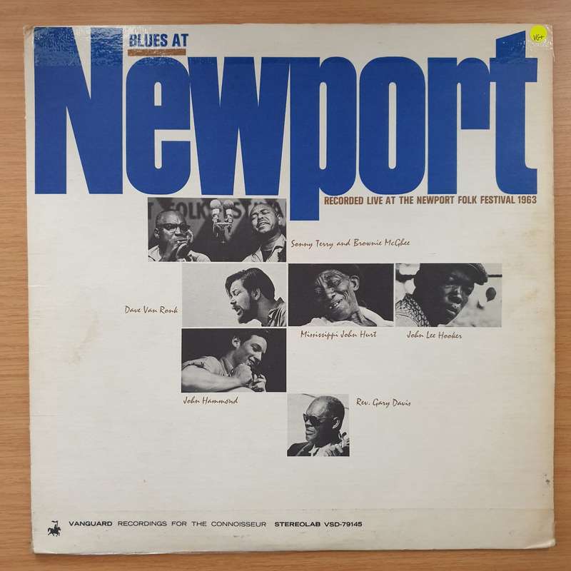 Blues At Newport (Recorded Live At The Newport Folk Festival 1963) - Vinyl LP Record - Very-Good+...