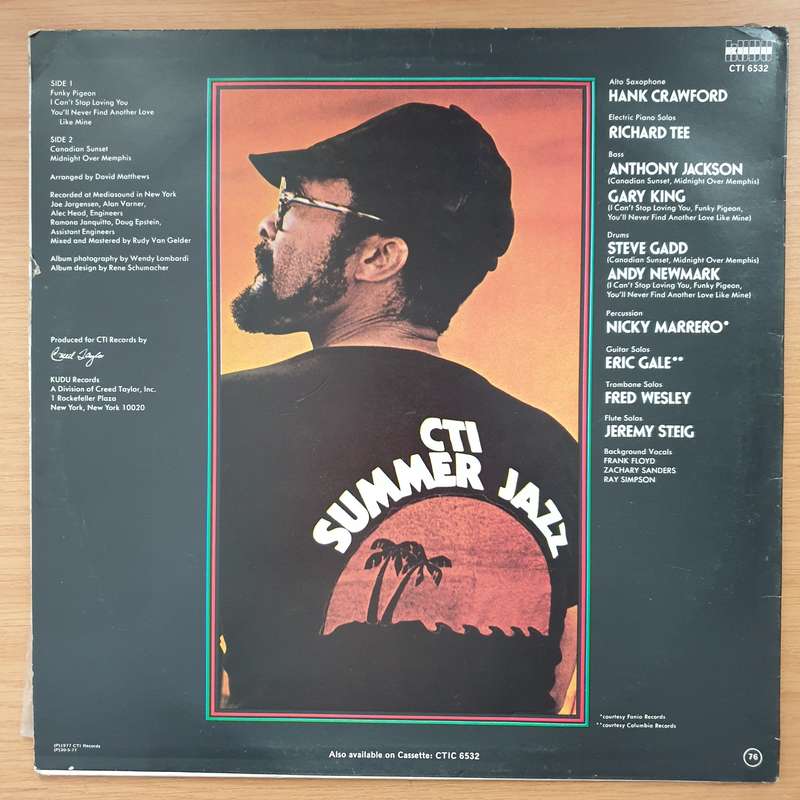 Hank Crawford  Hank Crawford's Back - Vinyl LP Record  (VG-)