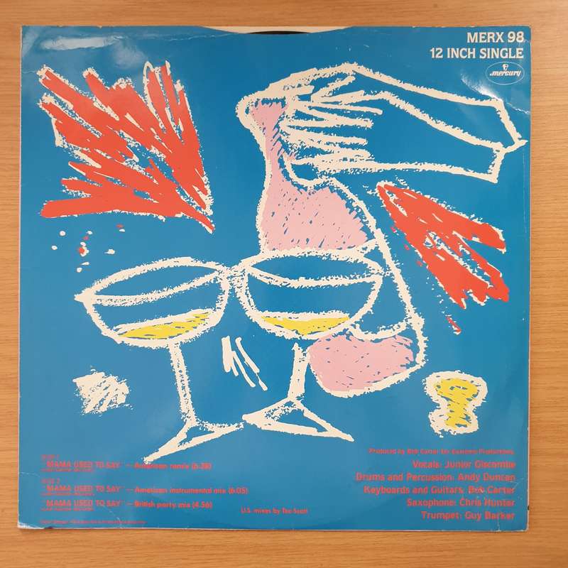 Junior  Mama Used To Say) - Vinyl LP Record - Very-Good+ Quality (VG+) (verygoodplus)