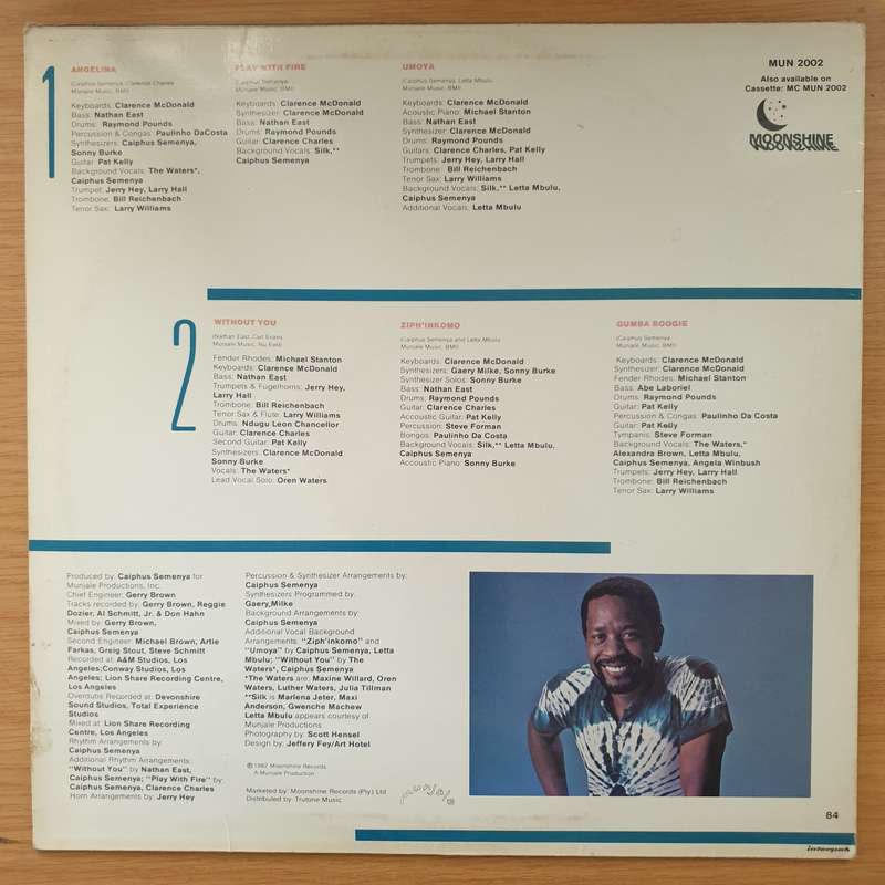 Caiphus Semenya  Listen To The Wind - Vinyl LP Record - Very-Good+ Quality (VG+)