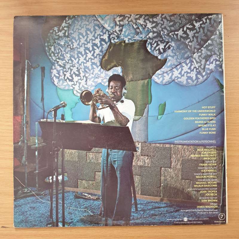 Blue Mitchell  Many Shades Of Blue  - Vinyl LP Record - Very-Good+ Quality (VG+) (verygoodplus)