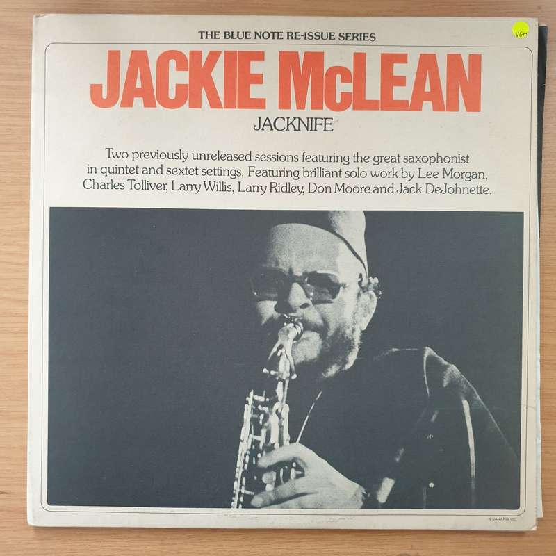 Jackie McLean  Jacknife  - Vinyl LP Record - Very-Good+ Quality (VG+) (verygoodplus)
