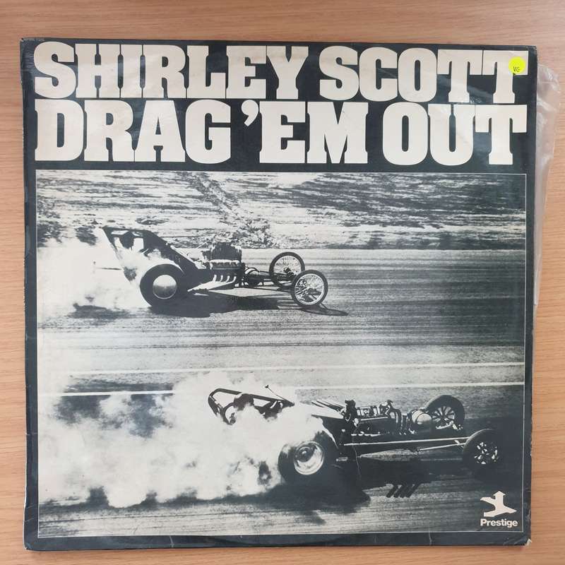 Shirley Scott  Drag 'Em Out - Vinyl LP Record - Very-Good Quality (VG)  (verry)