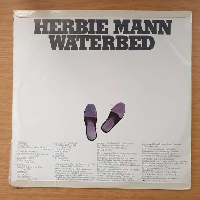 Herbie Mann  Waterbed  - Vinyl LP Record - Very-Good+ Quality (VG+) (verygoodplus)