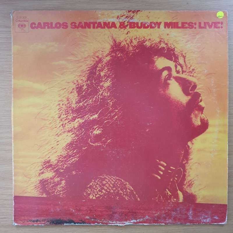 Carlos Santana & Buddy Miles  Carlos Santana & Buddy Miles! Live! - Vinyl LP Record - Very-Goo...
