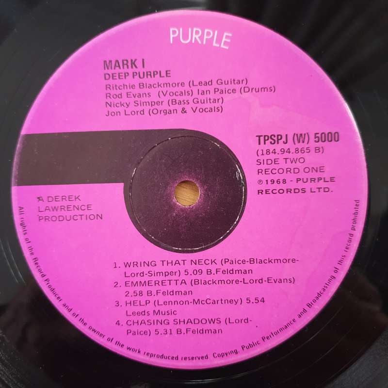 Deep Purple  Mark I & II -  Double Vinyl LP Record  (VG-)