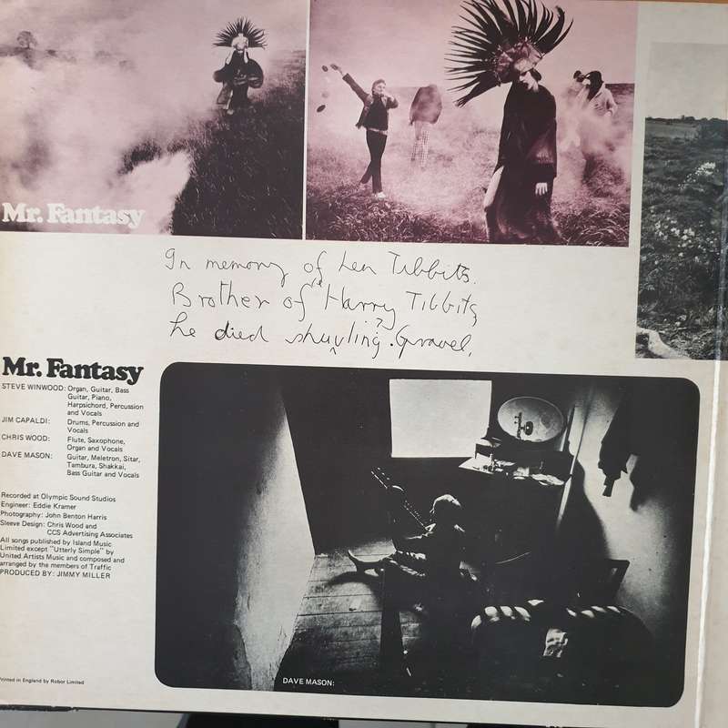 Traffic  Mr. Fantasy - Vinyl LP Record - Very-Good+ Quality (VG+) (verygoodplus)