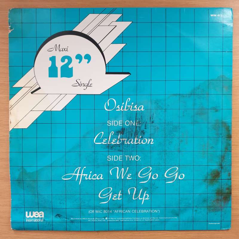 Osibisa  Celebration - Vinyl LP Record - Very-Good+ Quality (VG+) (verygoodplus)