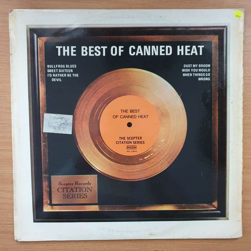Canned Heat - The Best Of Canned Heat - Vinyl LP Record - Very-Good+ Quality (VG+) (verygoodplus)