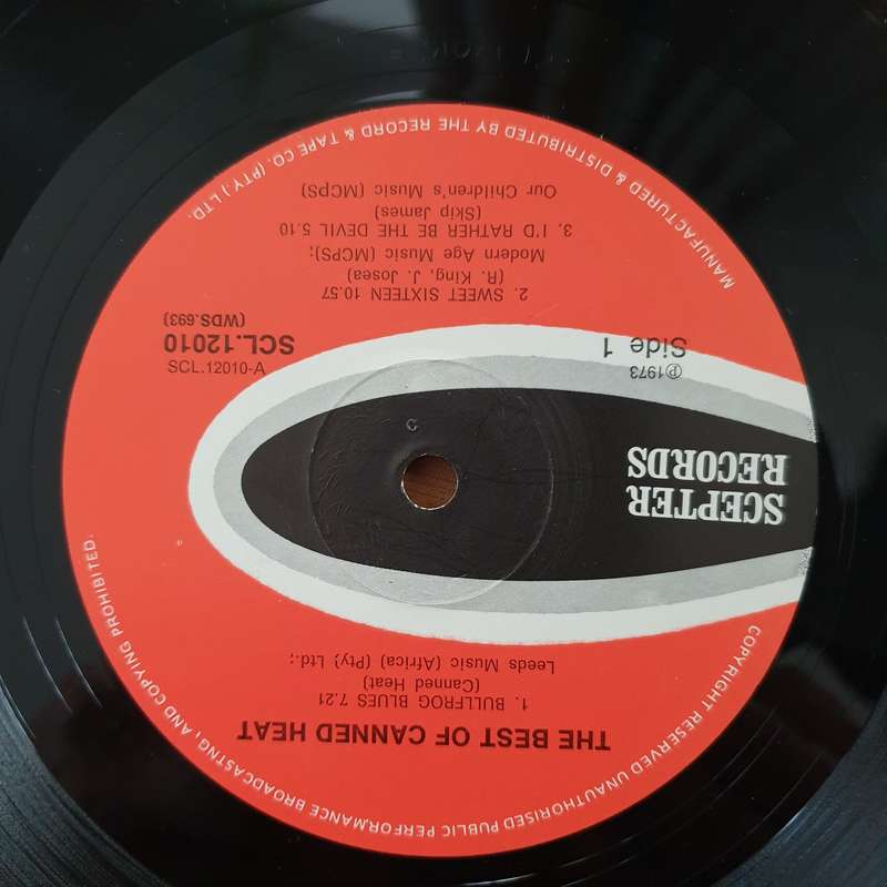 Canned Heat - The Best Of Canned Heat - Vinyl LP Record - Very-Good+ Quality (VG+) (verygoodplus)