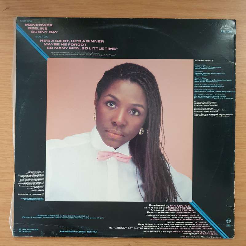 Miquel Brown  Manpower - Vinyl LP Record - Very-Good+ Quality (VG+) (verygoodplus)