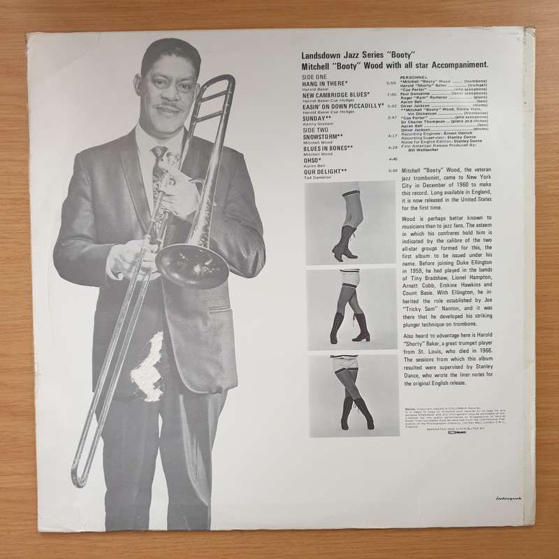 Booty - Mitchell "Booty" Wood - Vinyl LP Record - Very-Good Quality (VG)  (verry)