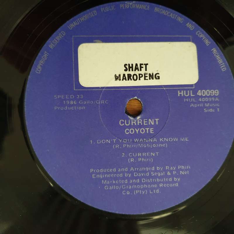 Coyote  Current (Very Rare) - Vinyl LP Record - Good+ Quality (G+) (gplus)
