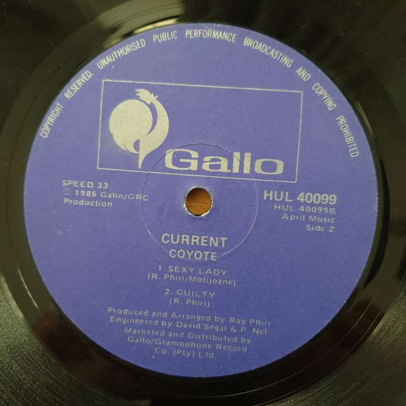 Coyote  Current (Very Rare) - Vinyl LP Record - Good+ Quality (G+) (gplus)