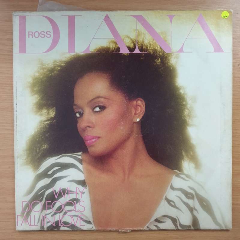 Diana Ross  Why Do Fools Fall In Love - Vinyl LP Record - Very-Good+ Quality (VG+) (verygoodplus)