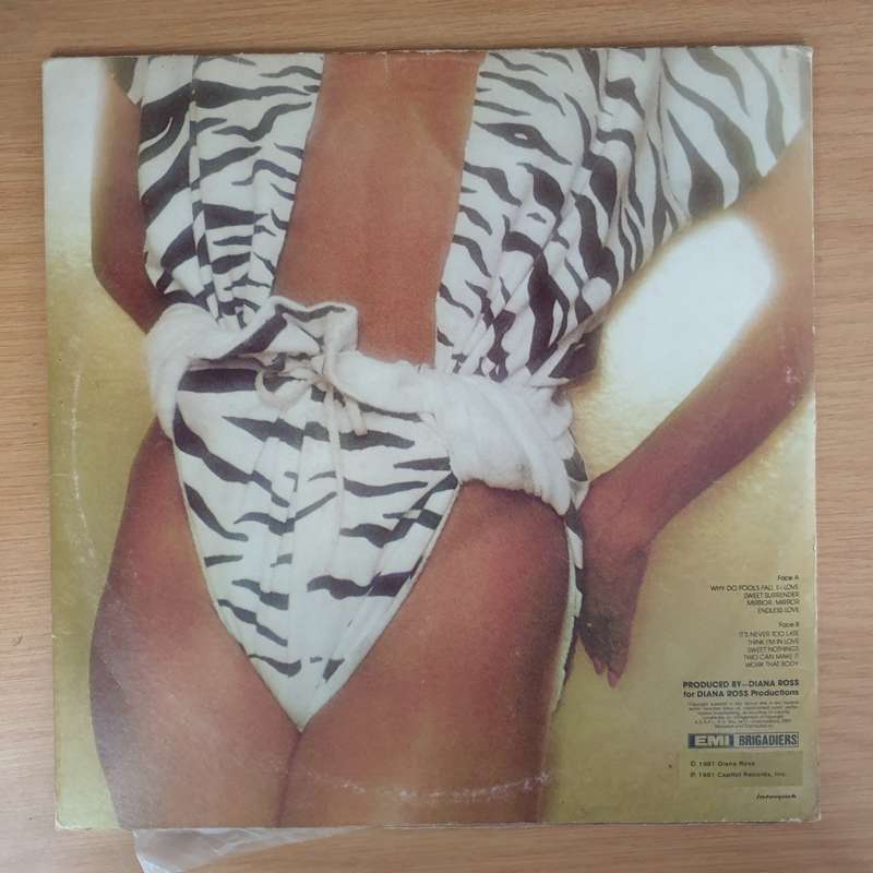 Diana Ross  Why Do Fools Fall In Love - Vinyl LP Record - Very-Good+ Quality (VG+) (verygoodplus)