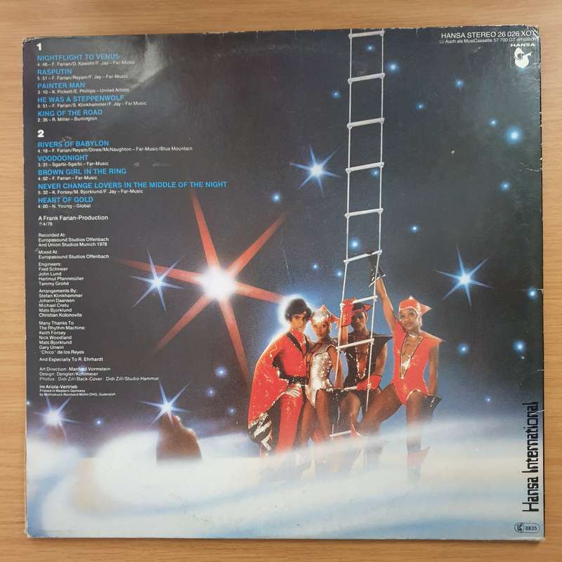 Boney M.  Night Flight To Venus (Germany Pressing) - Vinyl LP Record (VG+)