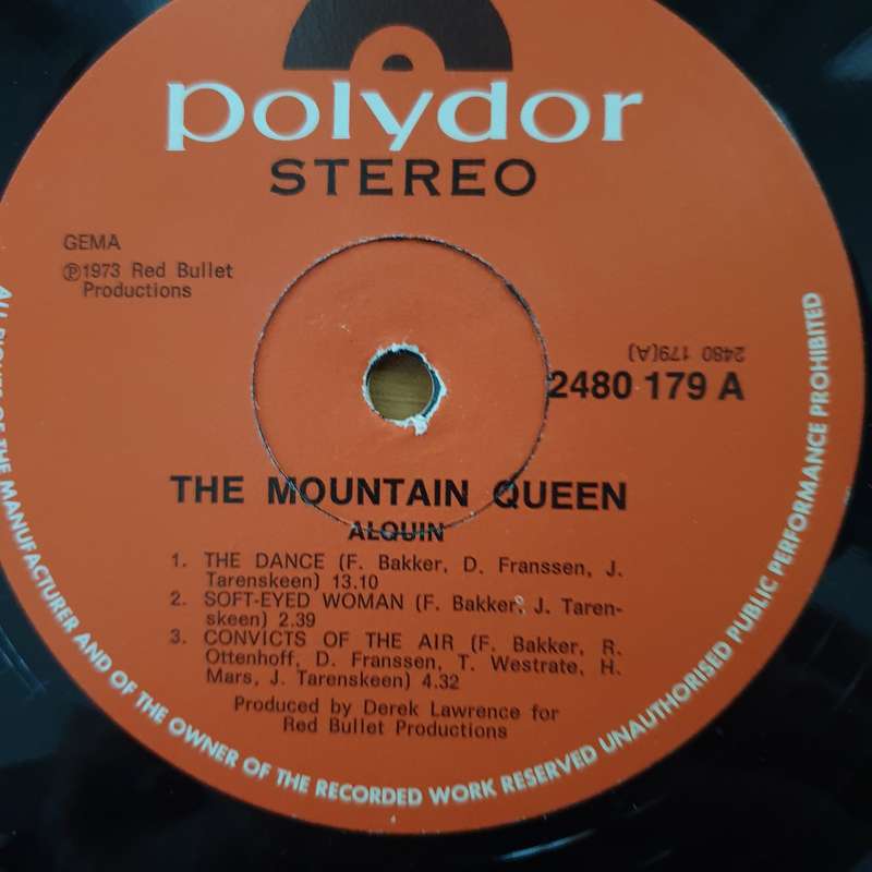 Alquin  The Mountain Queen - Vinyl LP Record - Very-Good+ Quality (VG+) (verygoodplus)