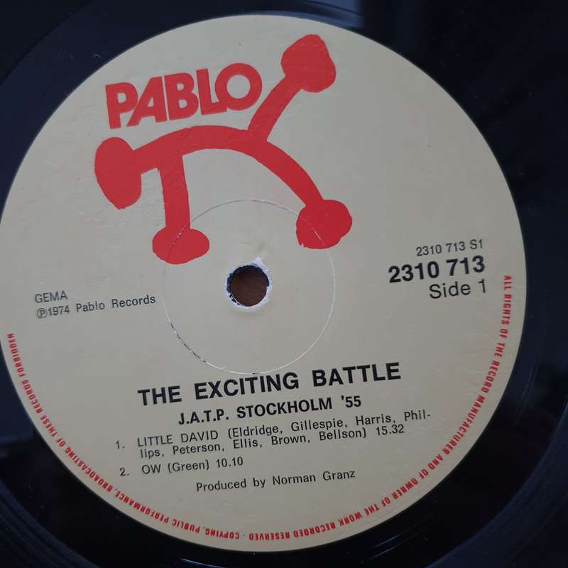 The Exciting Battle J.A.T.P. Stockholm 55 - Vinyl LP Record - Very-Good+ Quality (VG+) (verygo...