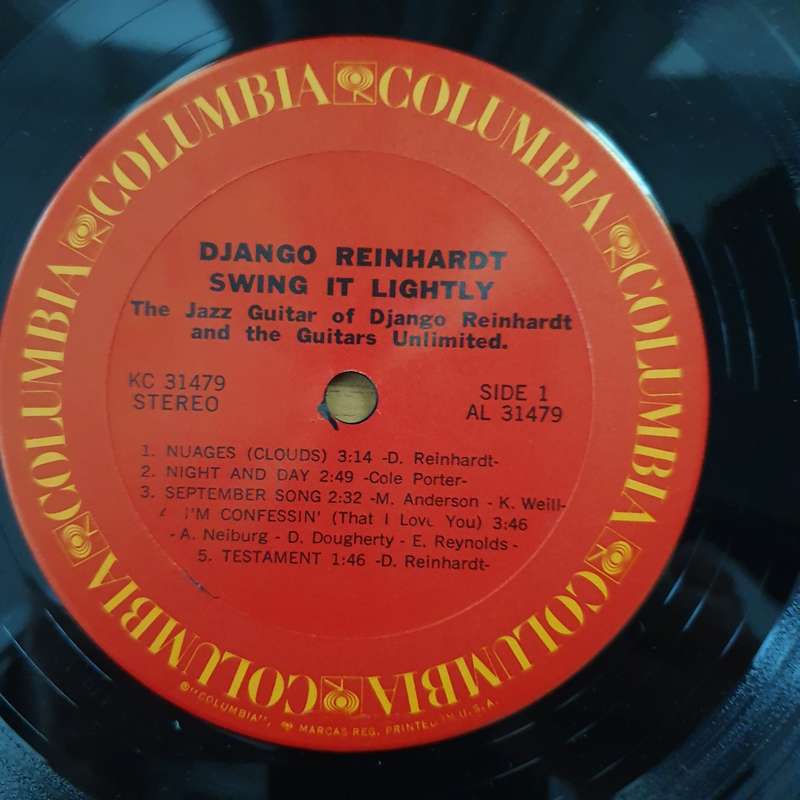 Django Reinhardt And The Guitar/s Unlimited  Swing It Lightly - Vinyl LP Record - Very-Good+ Q...
