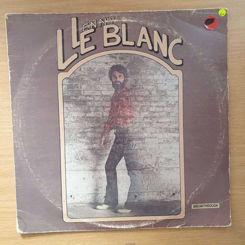 Lenny LeBlanc  Breakthrough - Vinyl LP Record - Very-Good+ Quality (VG+) (verygoodplus)