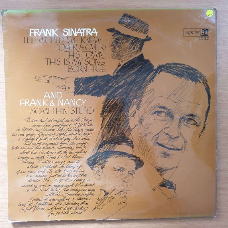 Frank Sinatra  The World We Knew -  Vinyl LP Record - Very-Good+ Quality (VG+)