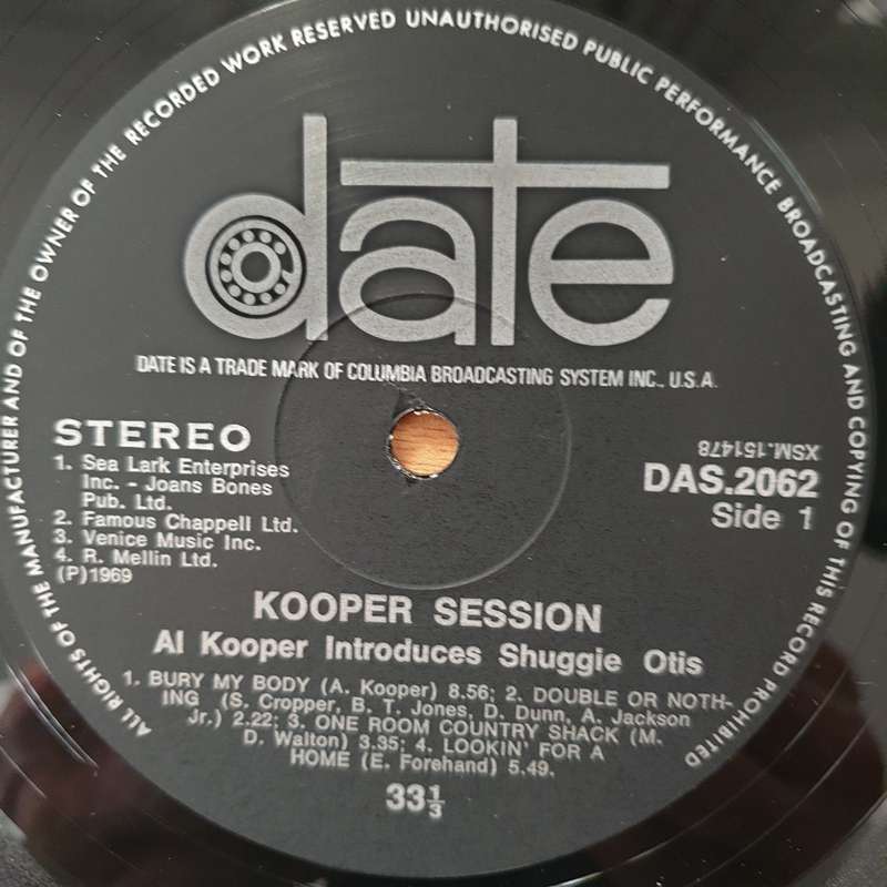 Al Kooper Introduces Shuggie Otis  Kooper Session - Vinyl LP Record - Very-Good+ (VG+)