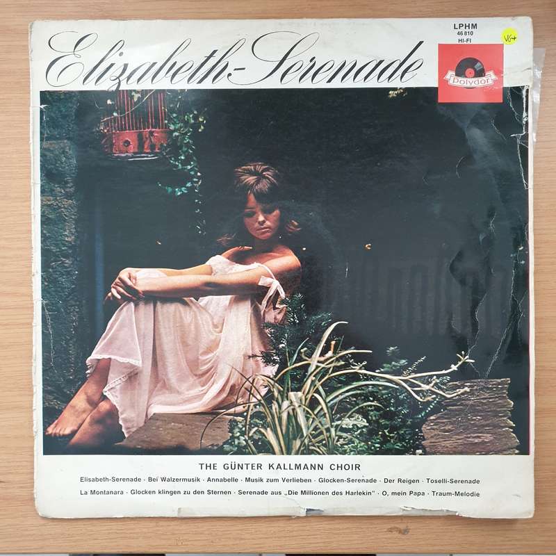 The Günter Kallmann Choir  Elisabeth-Serenade - Vinyl LP Record - Very-Good+ (VG+)