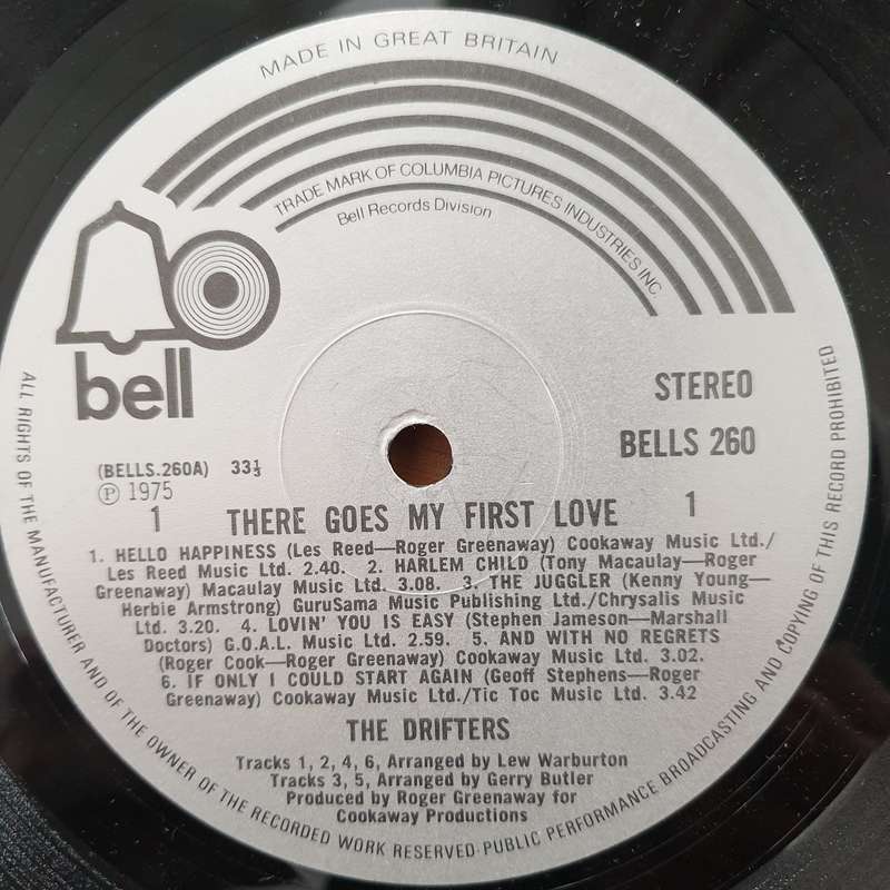 The Drifters  There Goes My First Love (UK Pressing) - Vinyl LP Record - Very-Good- Quality (V...