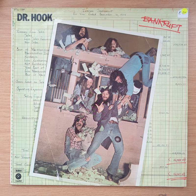 Dr. Hook  Bankrupt - Vinyl LP Record - Good+ Quality (G+) (gplus)