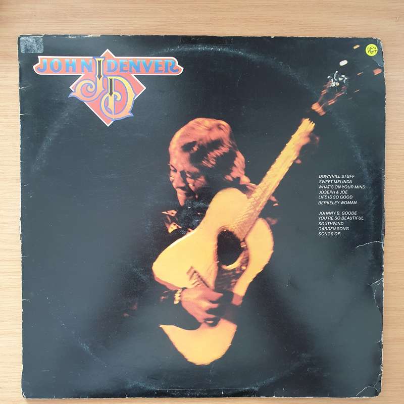 John Denver  John Denver with Original Lyrics - Vinyl LP Record - Very-Good+ Quality (VG+) (ve...