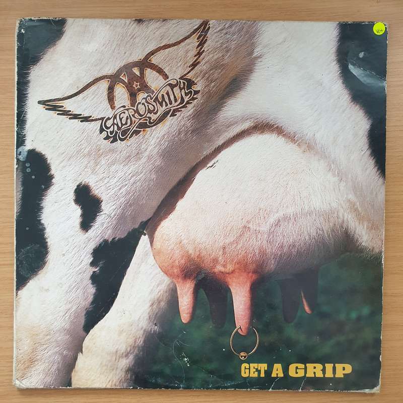 Aerosmith  Get A Grip - Double Vinyl LP Record - Very-Good+ Quality (VG+) (verygoodplus)
