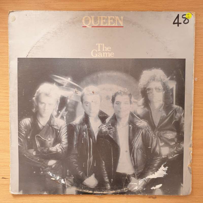 Queen  The Game-  Vinyl LP Record - Opened  - Very-Good- Quality (VG-)
