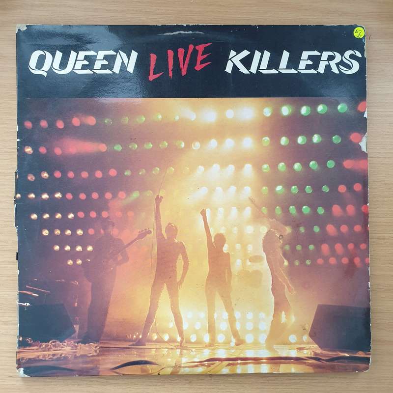 Queen - Live - Killers - Double Vinyl LP Record - Very-Good- Quality (VG-) (verygoodminus)