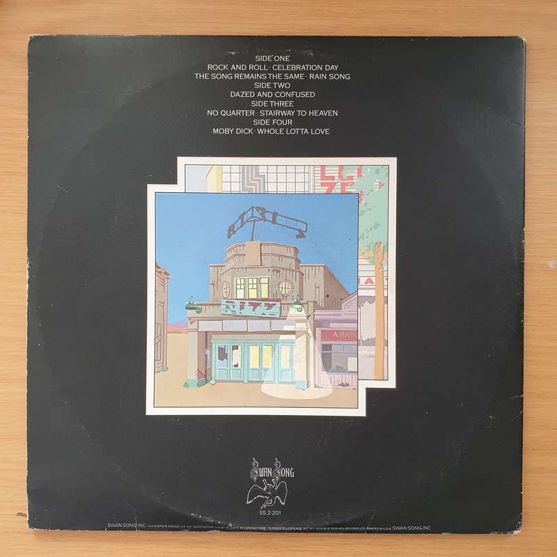 Led Zeppelin  The Soundtrack From The Film The Song Remains The Same (US) - Double Vinyl LP...