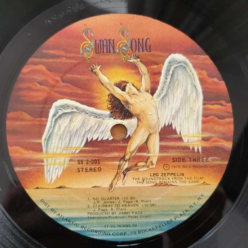 Led Zeppelin  The Soundtrack From The Film The Song Remains The Same (US) - Double Vinyl LP...