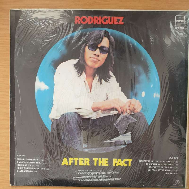 Rodriguez  After The Fact - Vinyl LP Record - Very-Good+ Quality (VG+) (verygoodplus)