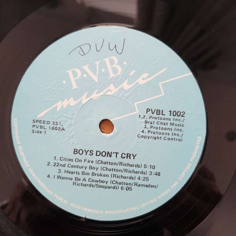 Boys Don't Cry  Boys Don't Cry - Vinyl LP Record - Very-Good+ Quality (VG+) (verygoodplus)